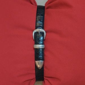 Women's Black Leather Belt